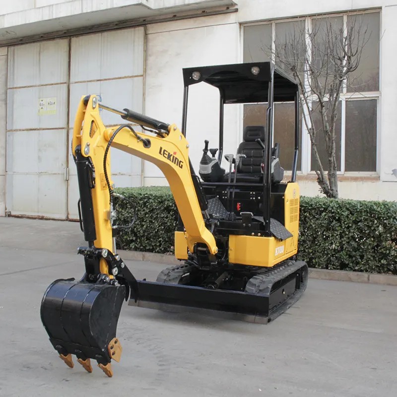 1 ٽين هائيڊولڪ فارم ميني ڪريلر Excavator